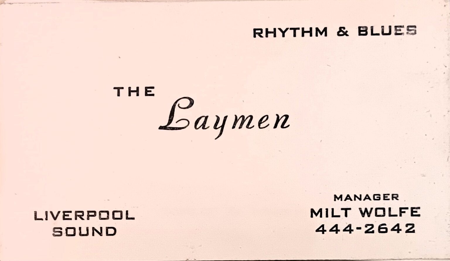 Laymen, The – Baltimore Entertainment Archive