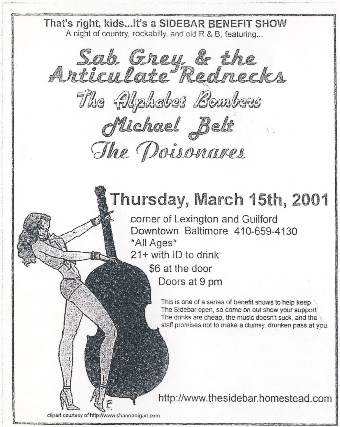 Sab Grey Sab Grey & The Articulate Rednecks – Baltimore Entertainment Archive